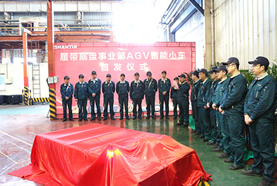 777盛世国际首台AGV智能小车揭彩首发